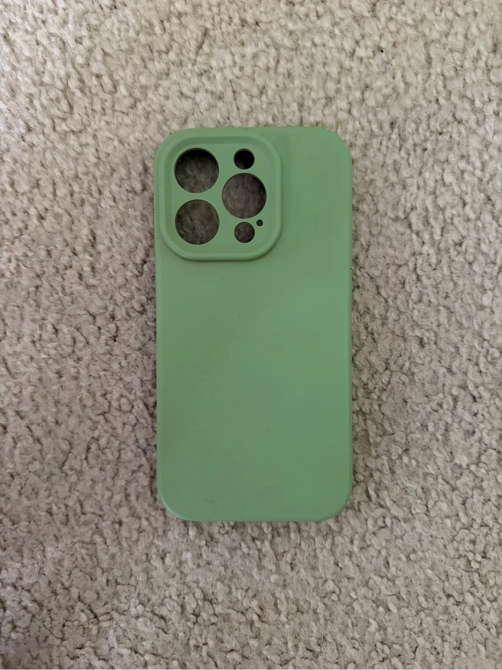 Vooii iPhone 15 Pro Shockproof Silicone Case - Matcha